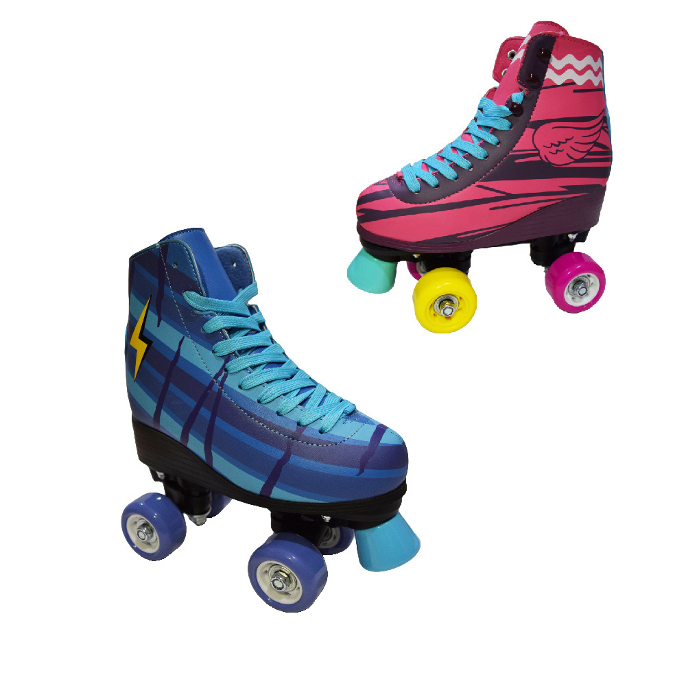 4 wheels angel led flashing juguetes patines soy luna profissionais