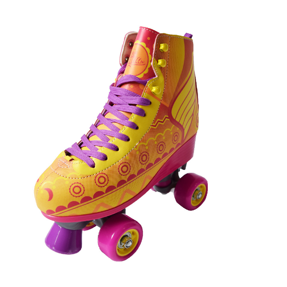 4 wheels angel led flashing juguetes patines soy luna profissionais