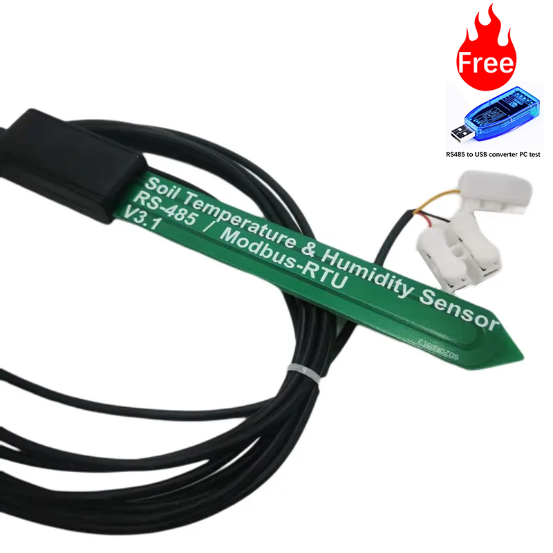 WATERPROOF ANTI CORROSION WATERPROOF DIGITAL CAPACITIVE SMART SOIL MOISTURE AND TEMPERATURE SENSOR