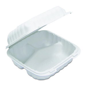 Wholesale Clamshell Food Containers Plastic Hinged Take Out Containers Microwave Freezer Safe Biodegradable Disposable Lunch Box