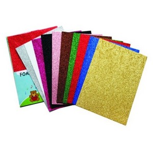 beautiful Wholesale Colorful Glitter EVA Foam Sheet DIY Xmas Decoration