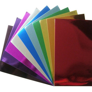 Self adhesive metallic cardboard metallic cardstock