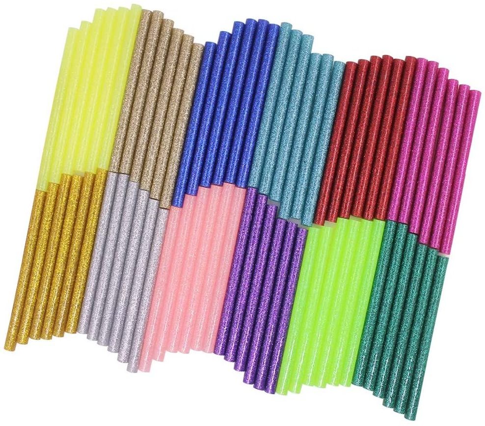 Multi Color Glitter Adhesive Stick Glitter Glue Sticks for hot melt glue gun