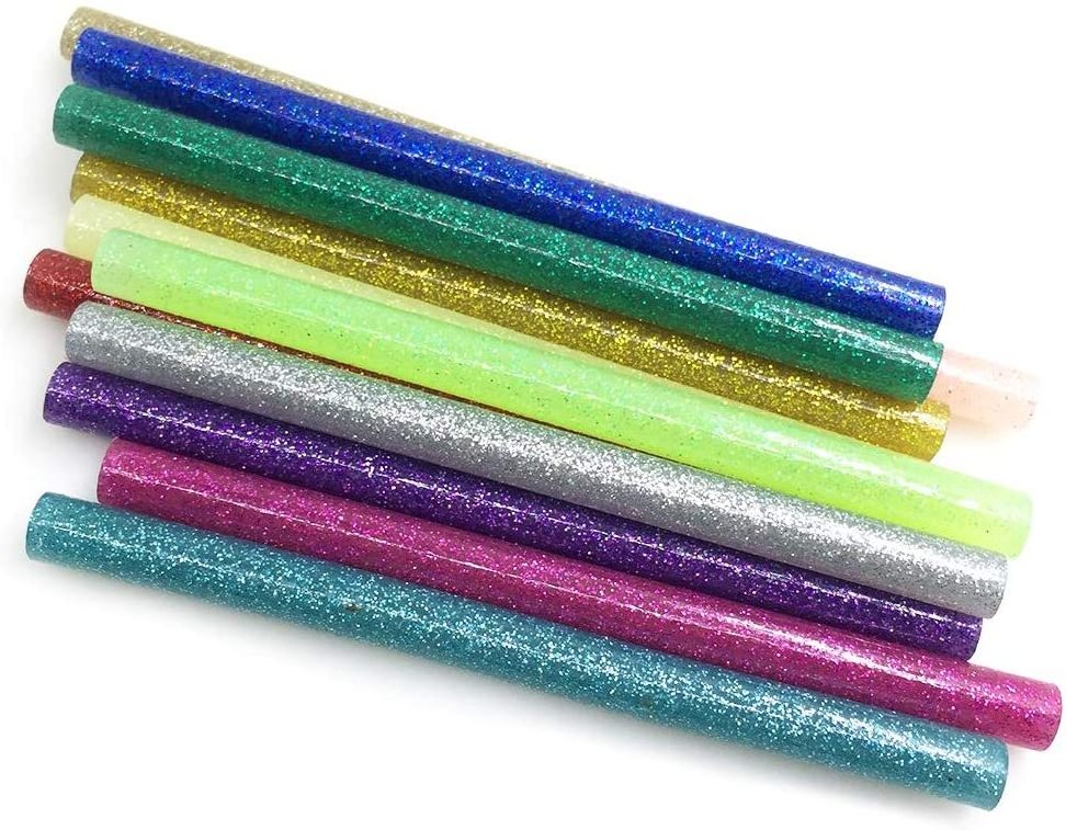 Multi Color Glitter Adhesive Stick Glitter Glue Sticks for hot melt glue gun