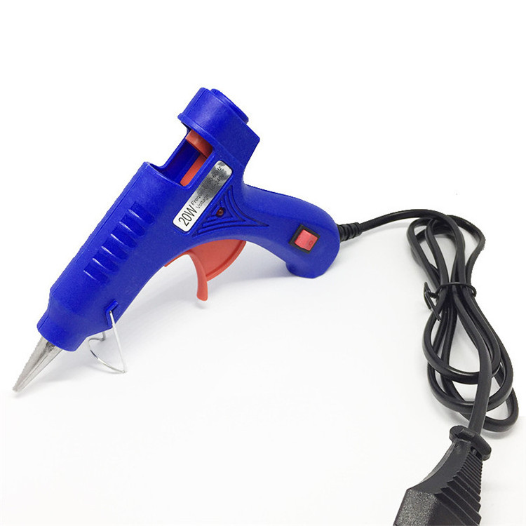 Wholesale Craft Glue Gun Hot Melting Mini 20W 40W 60W 100W Black Hot Melt Glue Gun Big Size Blue Glue Gun