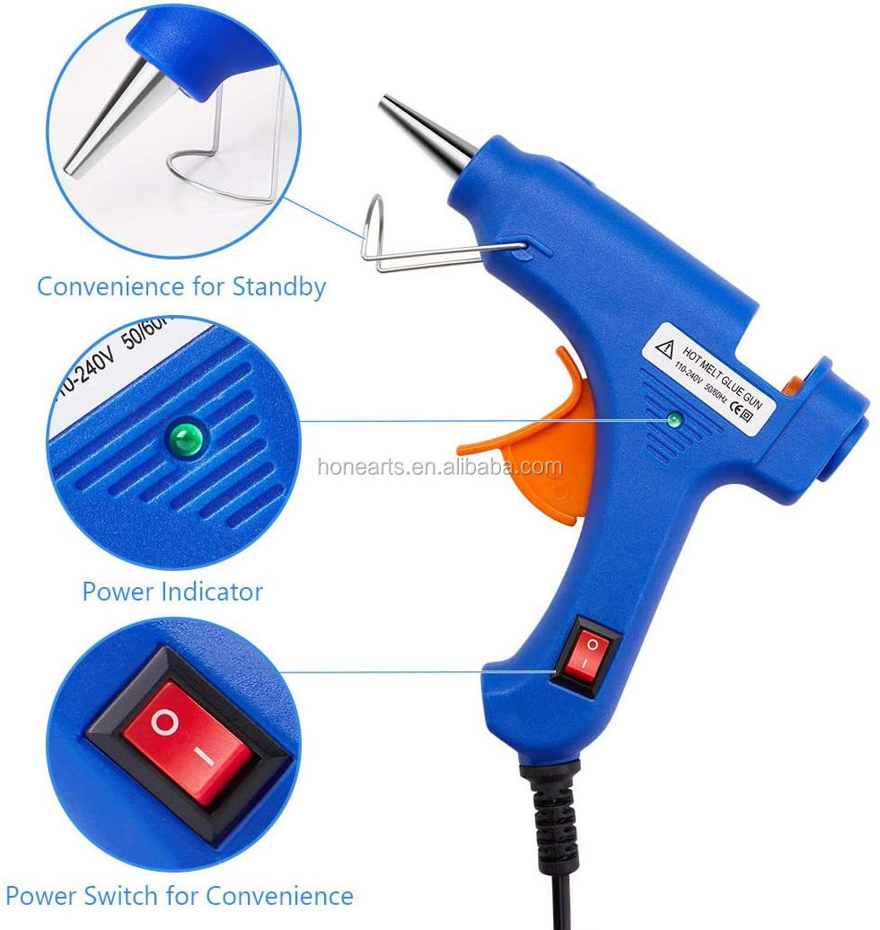 100W Easy to use Anti-dripping Hot Protect Case Adhesive Tool Crafts Hot Melt Glue Gun