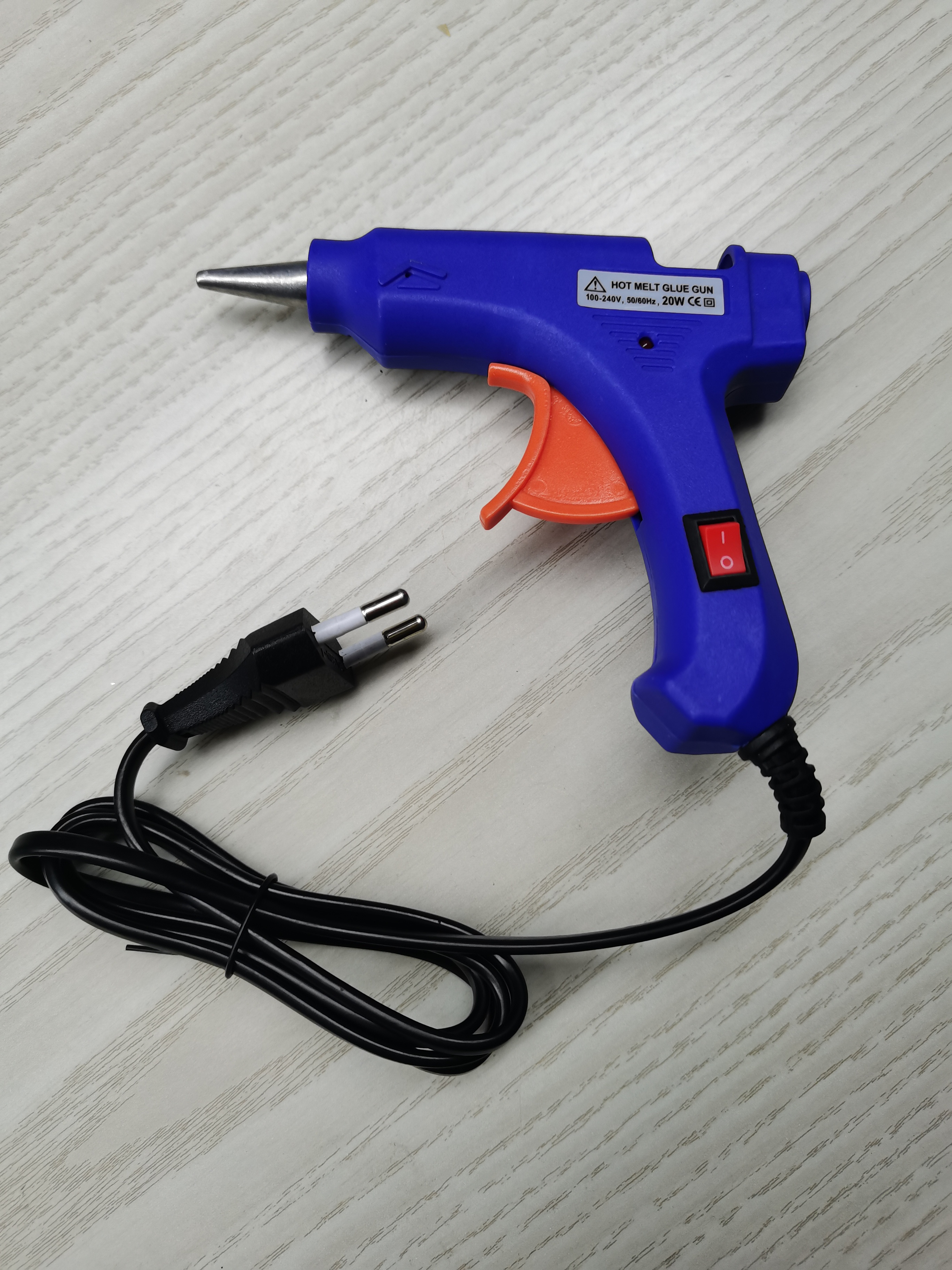 Wholesale 20W 40W 100W Hot Melt Glue Gun with Silicon Bars Blue Black Pink Craft Mini Glue Guns