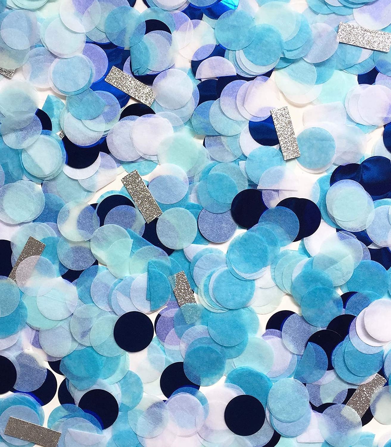 Party Blue Dots Confetti Tissue Paper Circle Wedding Celebrating Mini Paper Confetti Balloon Refill Confetti