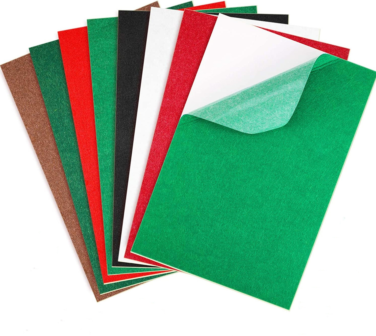 Self-Adhesive Felt Sheets 1MM Craft Felt Fabric With Glue For Craft Tela Fieltro 160g 180g Manualidades de Fieltro