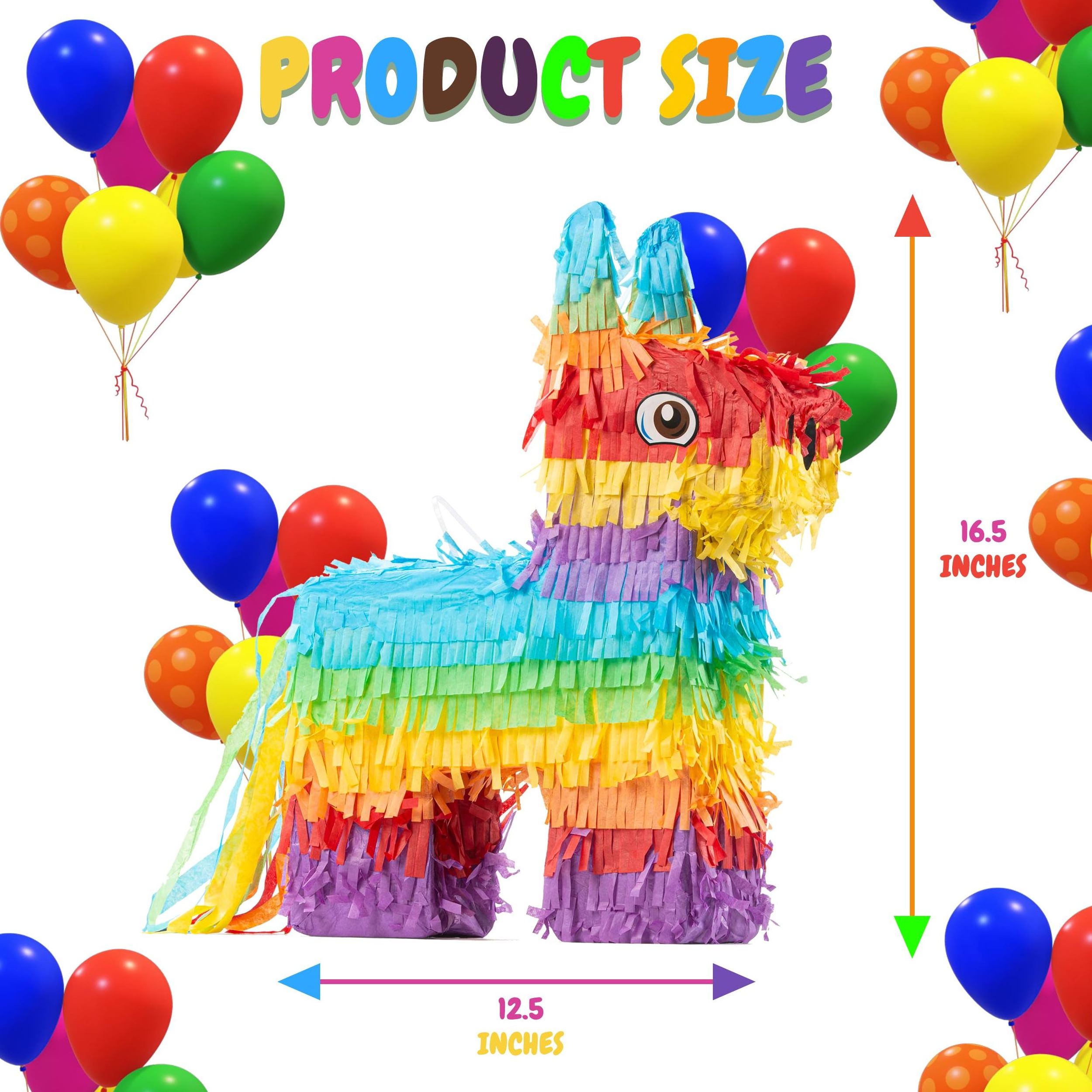 wholesale easter horse Pinata for kids customized paper Pinata kids party decoration mini pinatas toys