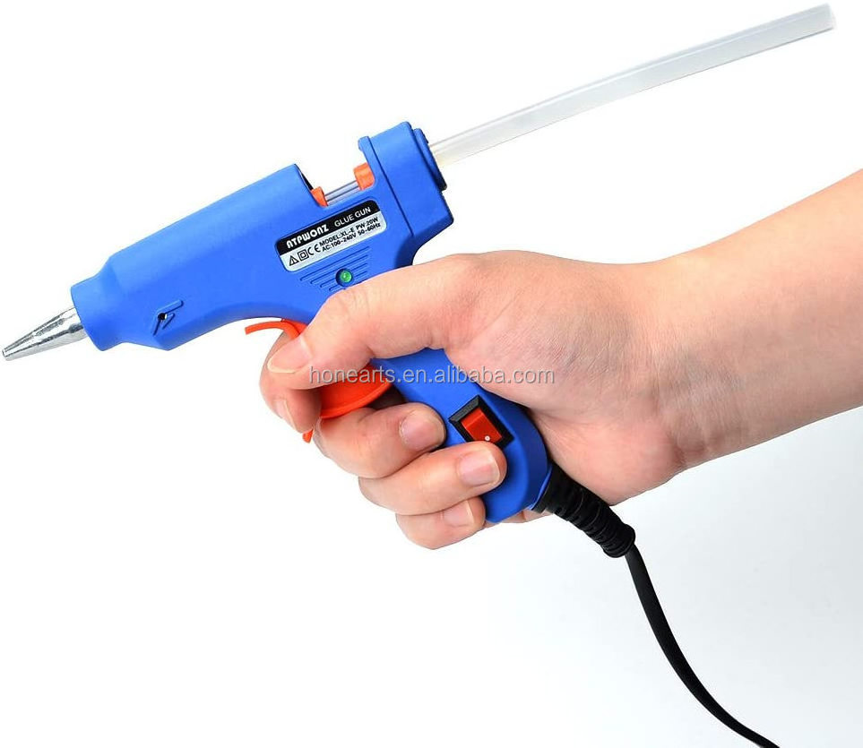 Craft Glue Gun 20W 40W 60W 80W 100W Black Blue Electric Hot Melt Silicon Glue Gun