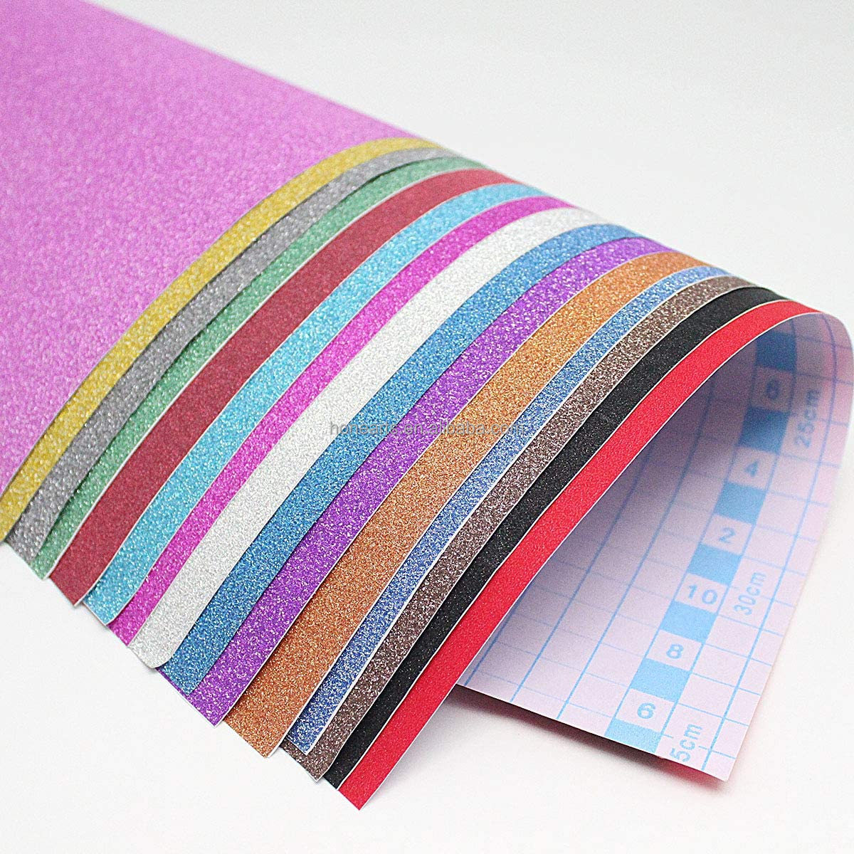 Adhesive Glitter Paper Cardboard for Crafts Self-adhesive Wrapping-Scrapbook-DIY Craft Paper Wedding Birthday Party Decoration C