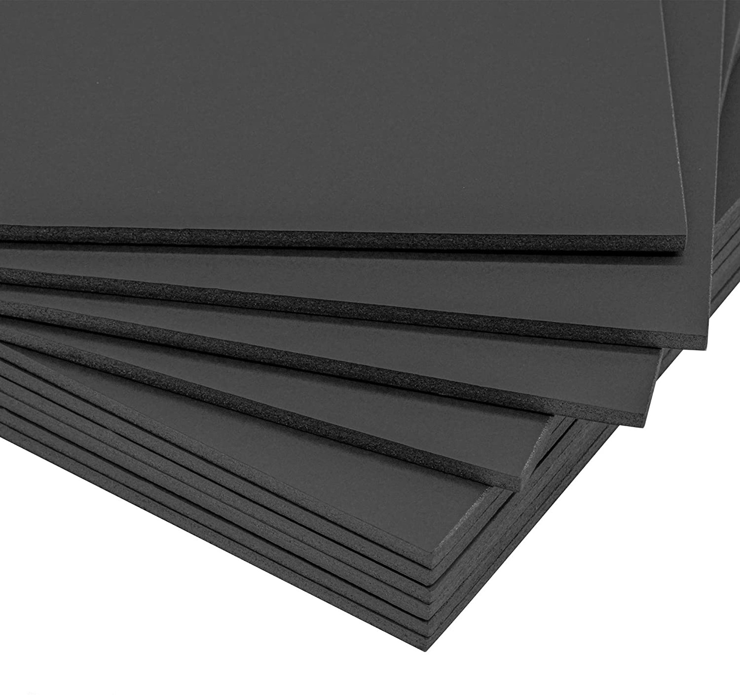 PS Material Foam Board Black Paper Coated Double Sides 5MM 10MM KT Board Model Making Foam Board