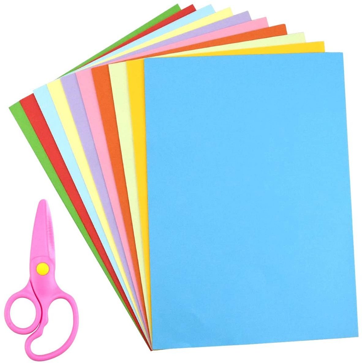 Inkjet Printing 180gsm color cardboard bond paper for kids hand craft and drawing