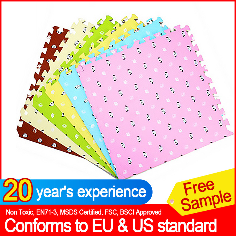 Number Animal Pattern Baby Play Mat Puzzle Toys For Kids Children EVA Foam