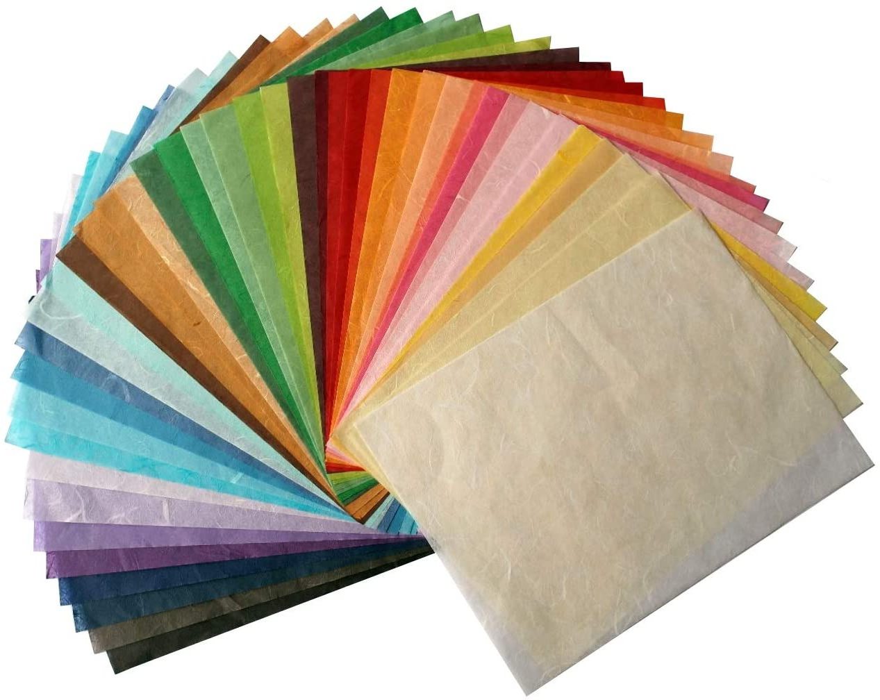 Craft Natural Fiber Paper Handmade Mulberry Paper Sheets Art Tissue Paper Design Craft Art Origami Supplier card making