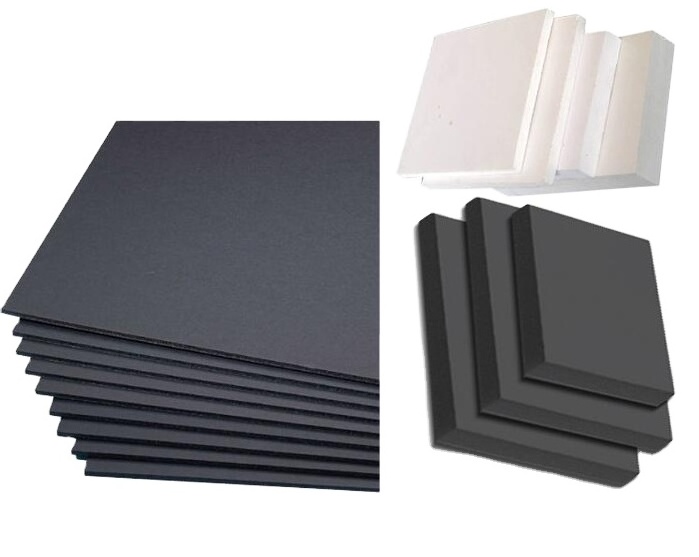 black color cystosepiment black styrofoam sheets