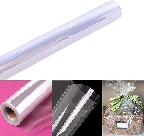 Clear Cellophane Wraps Roll cellophane paper clear cellophane Gifts Baskets Arts & Crafts Treats Wrapping