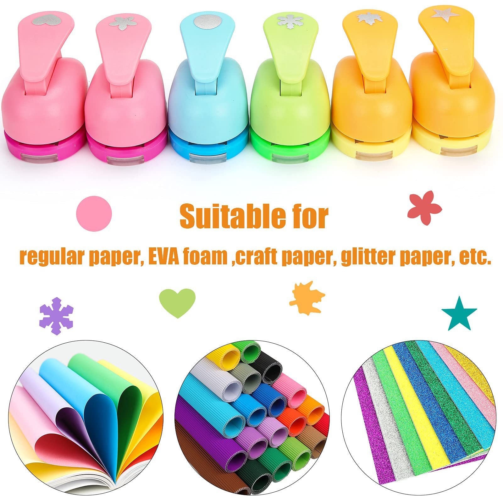 Stationery Office Decorative Craft Shaped Hole Punch Hand Craft For Kids handicraft Mini Printing Paper