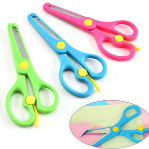 Plastic S adjustable Blunt mini craft school best-selling safety children's student scissors