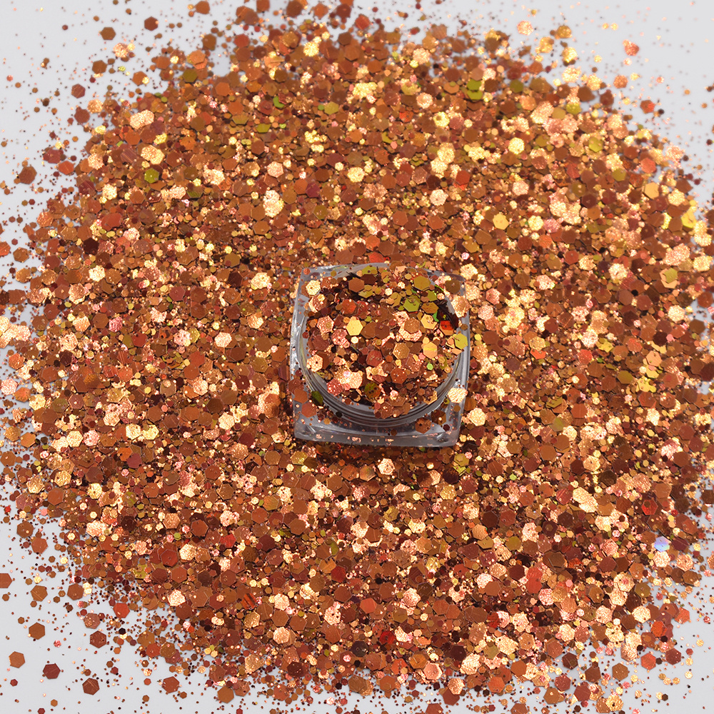 Fall Leaves Wholesale Glitter Bulk Polyester Glitter Nail Glitters