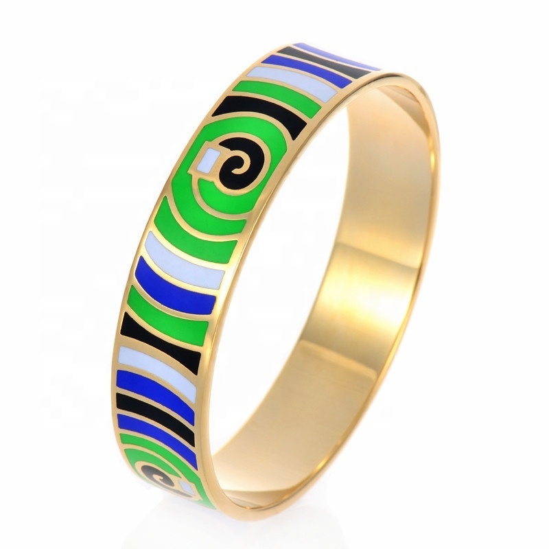 wholesale enamel cloisonne bangle French fashion bracelet