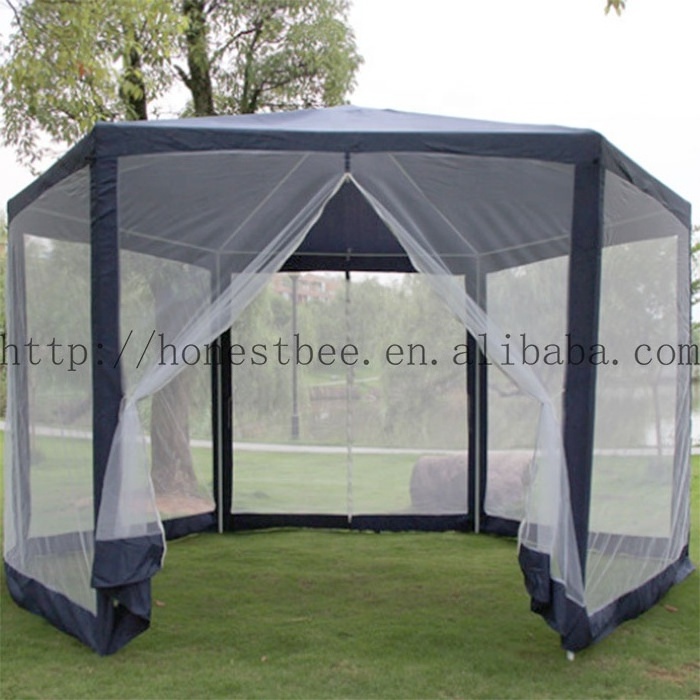 Outdoor Patio Gazebo Canopy with White Mosquito Net Garden Party Tent Shelter Canopy Party and Wedding Gazebo