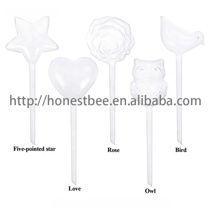 Self Watering Bulbs for Flower and Plants Plastic Automatic Watering Globes Bird Garden Watering Rose Stakes Irrigation Devices