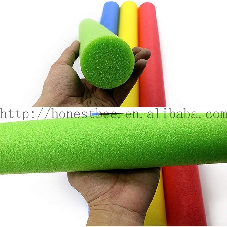 5Pcs Foam Extra Long 52 Inch  Bright Solid Pool Noodle Holder Tube Floating Swimming Pool Noodles Sets for Kids and Adults