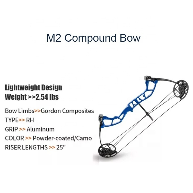 Magnalium No Press Needed Let Off 75% Youth Archery Compound Bow 10-40lbs Adjustable Shooting M2 Children Compound Bow