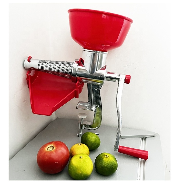 Hand Aluminum Alloy Kitchen Too Fruit Mixers Manual Lemon Citrus Squeezer Tomato Vegetable Juicer with Oversized Loading Bowl