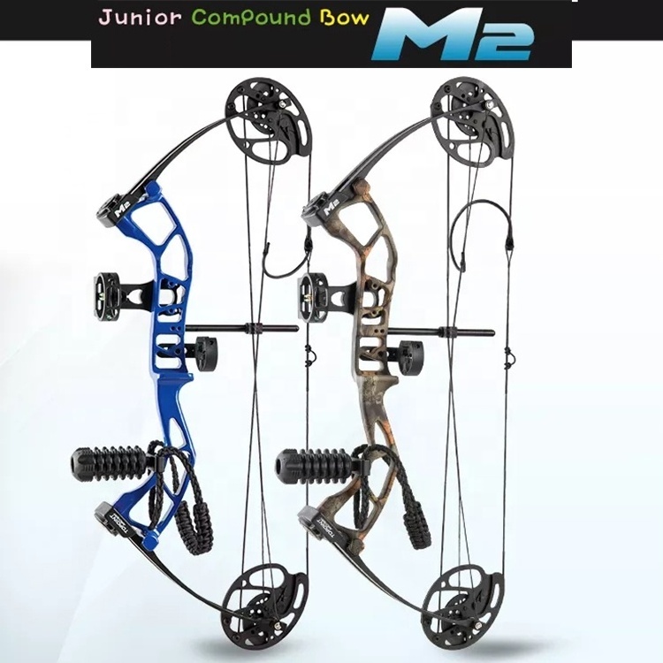 Magnalium No Press Needed Let Off 75% Youth Archery Compound Bow 10-40lbs Adjustable Shooting M2 Children Compound Bow