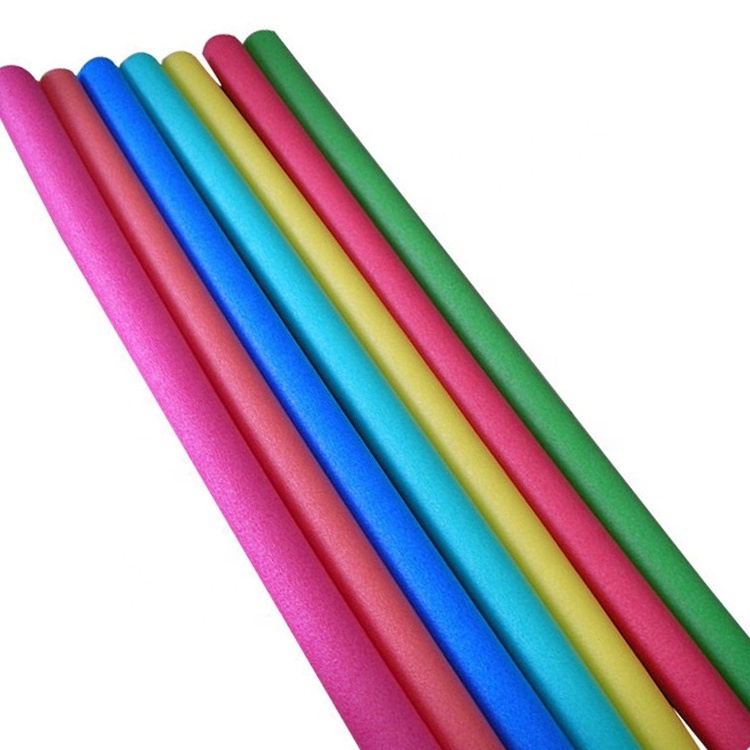 5Pcs Foam Extra Long 52 Inch  Bright Solid Pool Noodle Holder Tube Floating Swimming Pool Noodles Sets for Kids and Adults