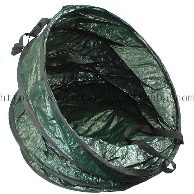 95L Pop Up Garden Waste Bag Strong Reusable Durable Gardening Weeding Bin Trash Tidy Waste Bin Refuse Sack Bag Leaves Grass Cutt