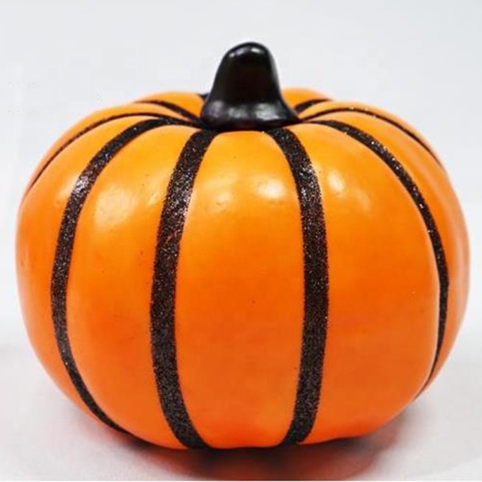 Artificial Pumpkins Bulk Assorted Sizes Harvest Lifelike Pumpkin Foam Pumpkin for Halloween Thanksgiving Black Goldline