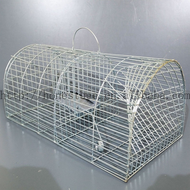 Family Metal Wire Galvanized Large Rat Trap Cage Rodent Vermin Humane Animal Pest Control