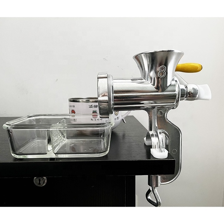 Heavy Duty Aluminium Alloy Hand Kitchen Tool Meat Grinder Manual Meat Mincer with  Tabletop Clamp