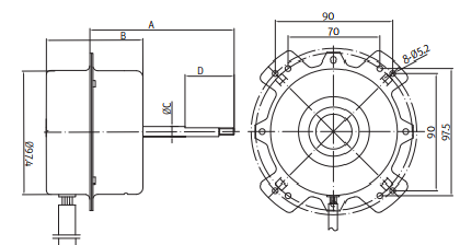 Honest Manufacture ISO Patent Certificate 530W 230V 3000r/Min Lawn Mower Brushless DC Motor//