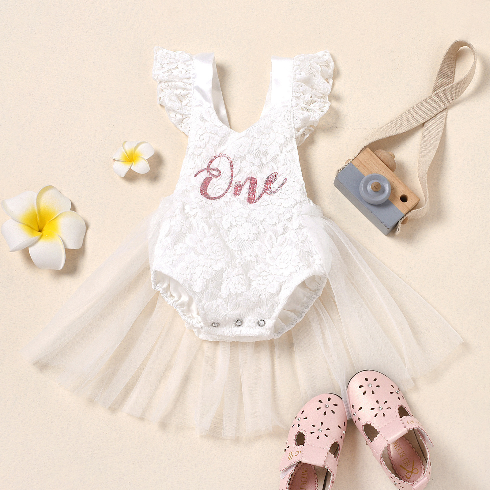 New Arrivals Baby Girl Tutu Romper Set Toddler 1st Birthday Party Clothes Romper 2 Years Birthday Dress For Baby Girl