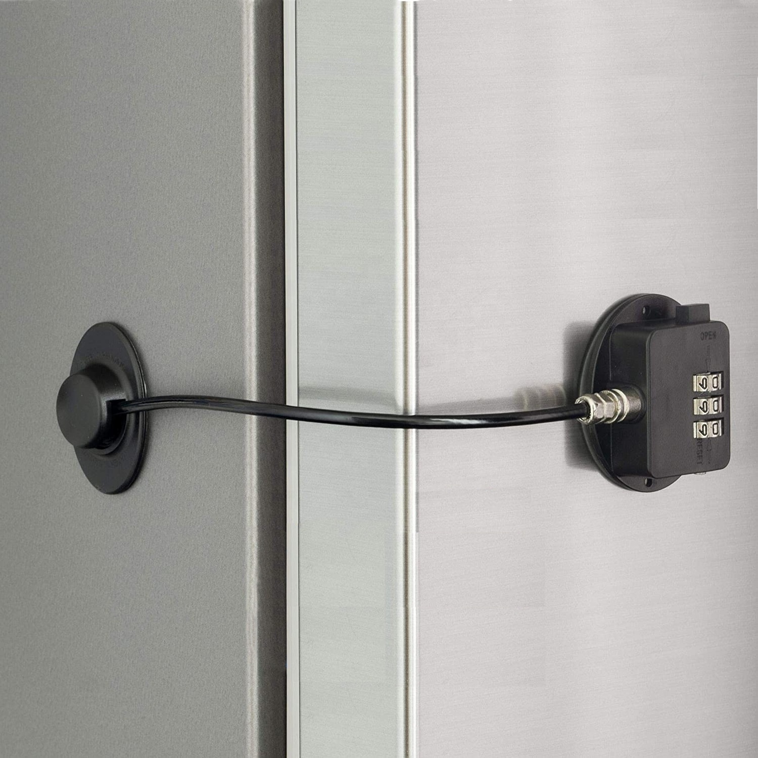 Combination Refrigerator Door Lock Child safety lock with Patent Pending