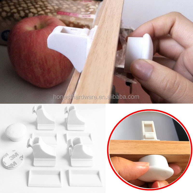 white mushroom key child safety magnetic toddler cabinet drawer locks child magnetic lock