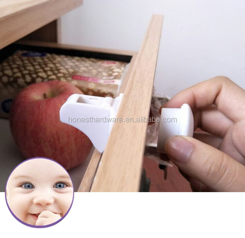 Magnetic Magnet Baby Adhesive Mount Cabinet Drawer Child Safety Lock