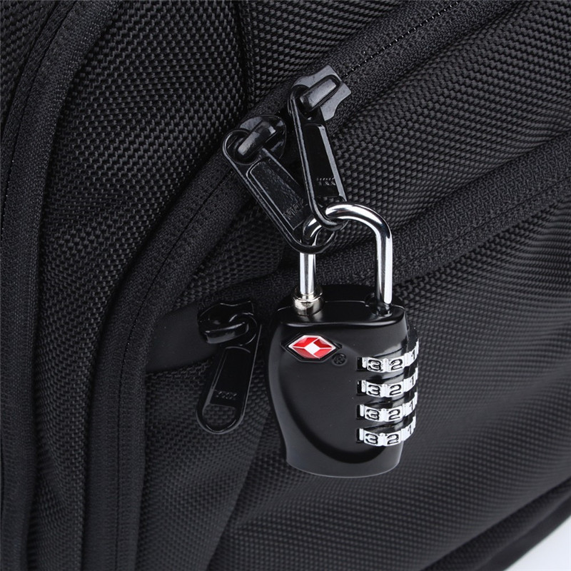 Hot Sale High Quality Travel Luggage Lock Tsa Combination Zipper Lock Padlock