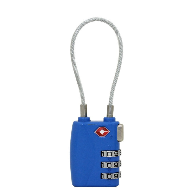 High Quality Safety Combination Zinc Alloy 3 Digit Luggage Lock Tsa Approved Lock