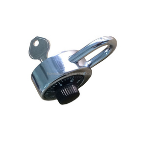 Around Zinc Alloy dia combination padlock combination lock with master key