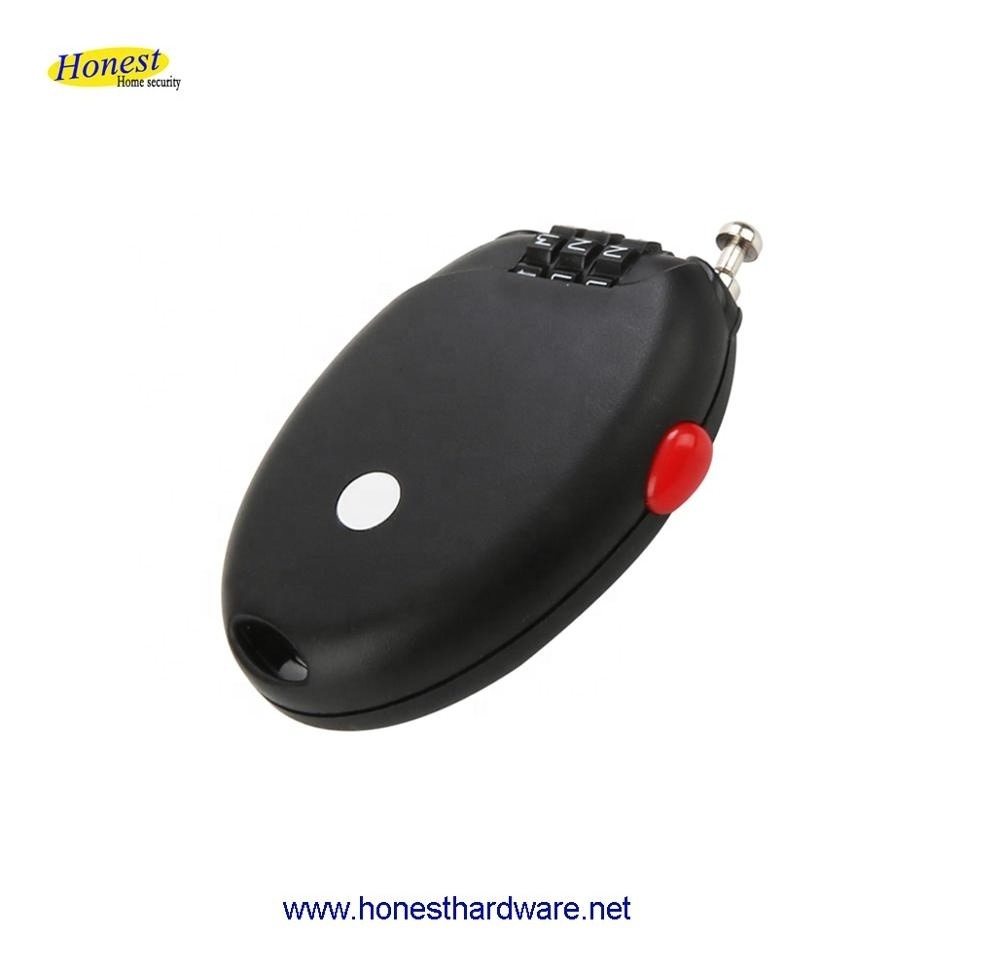 Retractable Cable lock  for Bicycle  helmet baby carriages