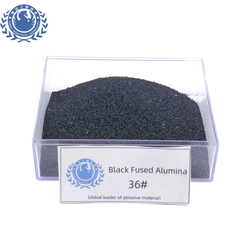 China Manufacturer black fused alumina powder black Aluminum Oxide for abrasive sand blasting