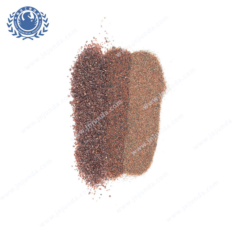 High performance sand blasting garnet Rough Red Stone sand garnet abrasive for metal sandblasting