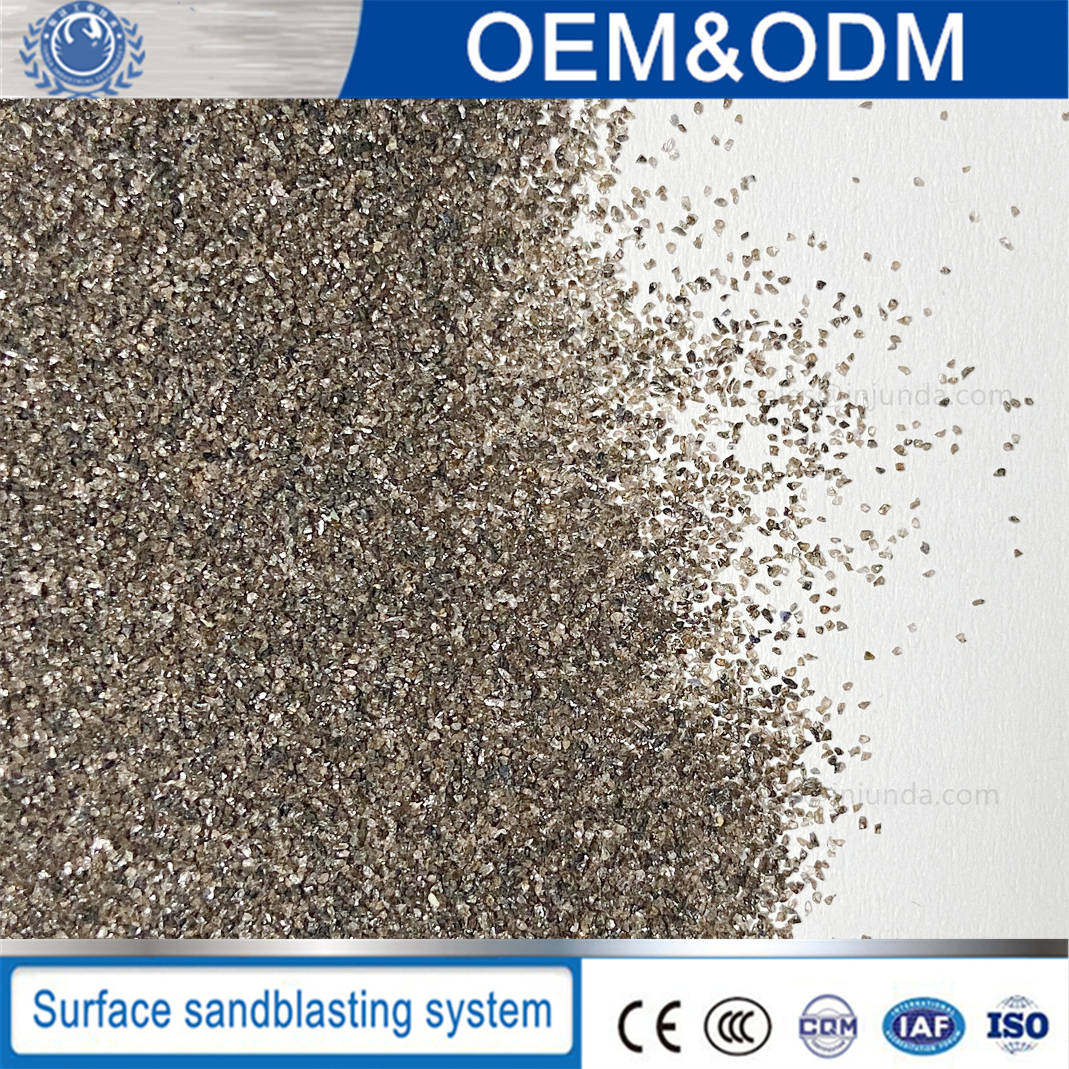 Durable use Blasting Grit Aluminium Oxide  80 for Sandblasting white/brown fused alumina powder