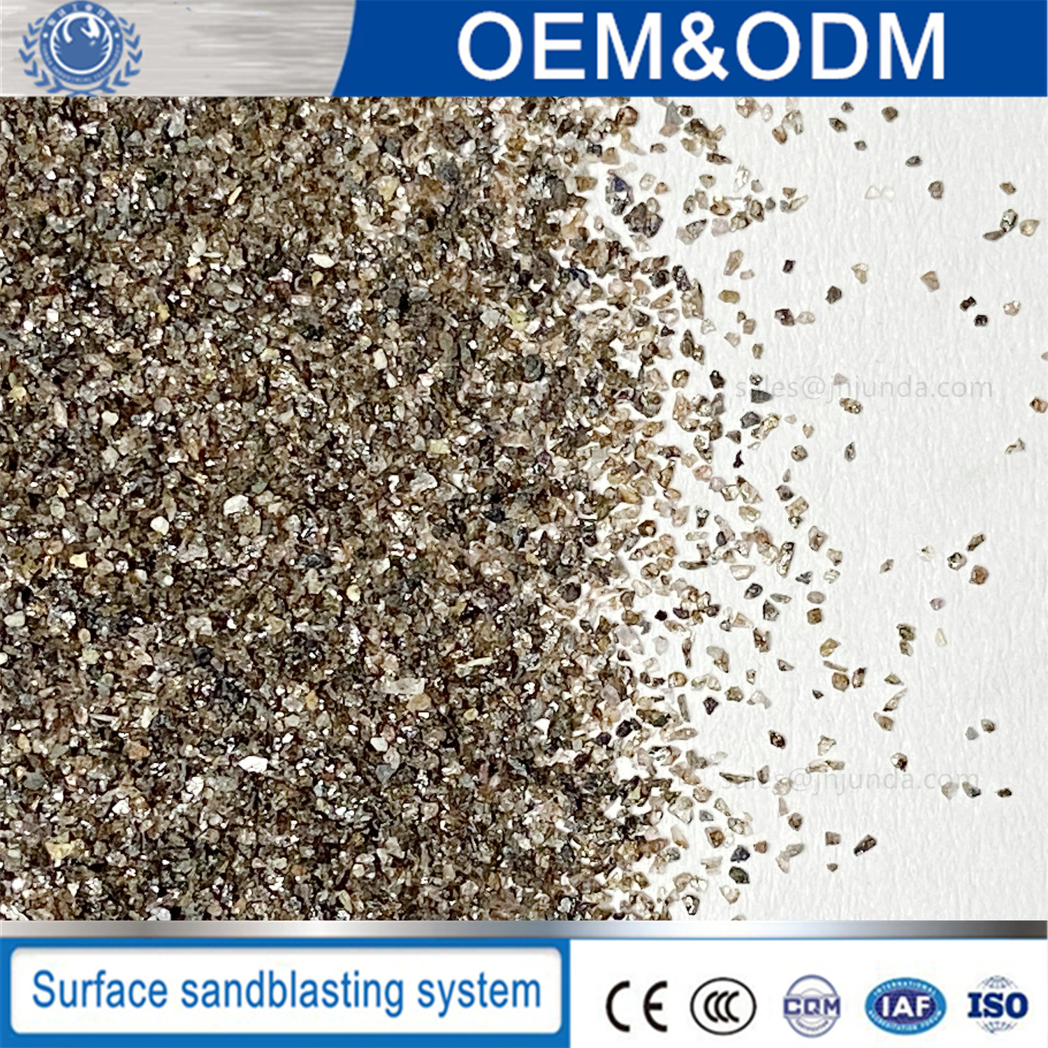 Durable use Blasting Grit Aluminium Oxide  80 for Sandblasting white/brown fused alumina powder